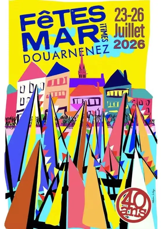 Affiche fetes maritimes de douarnenez 2026 jpg